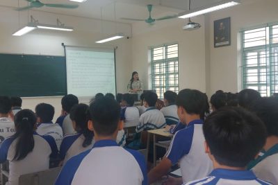 Trường THCS Lộc An phối hợp cùng Trung tâm Hướng nghiệp dạy nghề và giáo dục thường xuyên tỉnh Nam Định tự vấn hướng nghiệp dạy nghề cho học sinh lớp 9 năm học 2023-2024